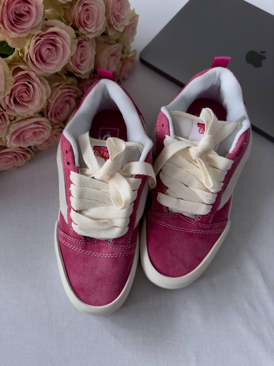 Vans KNU School Pink and White