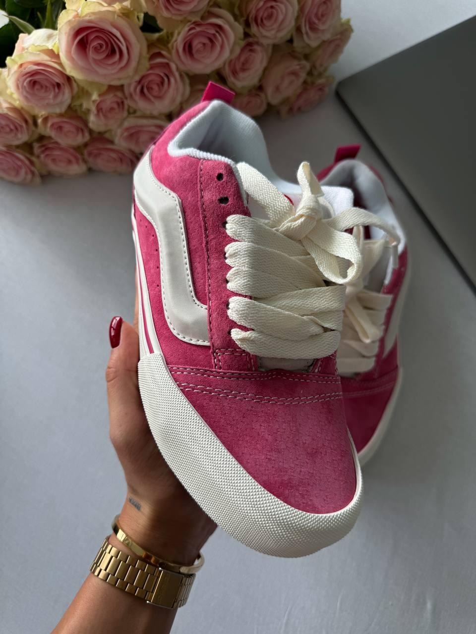 Vans KNU School Pink and White