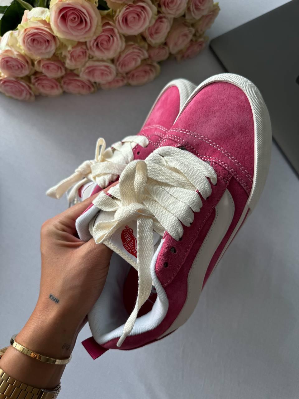 Vans KNU School Pink and White