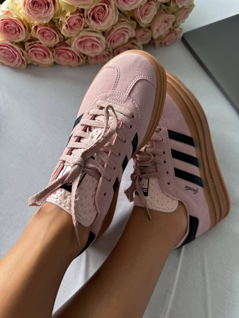 Adidas Gazelle Bold Platform Pink Black