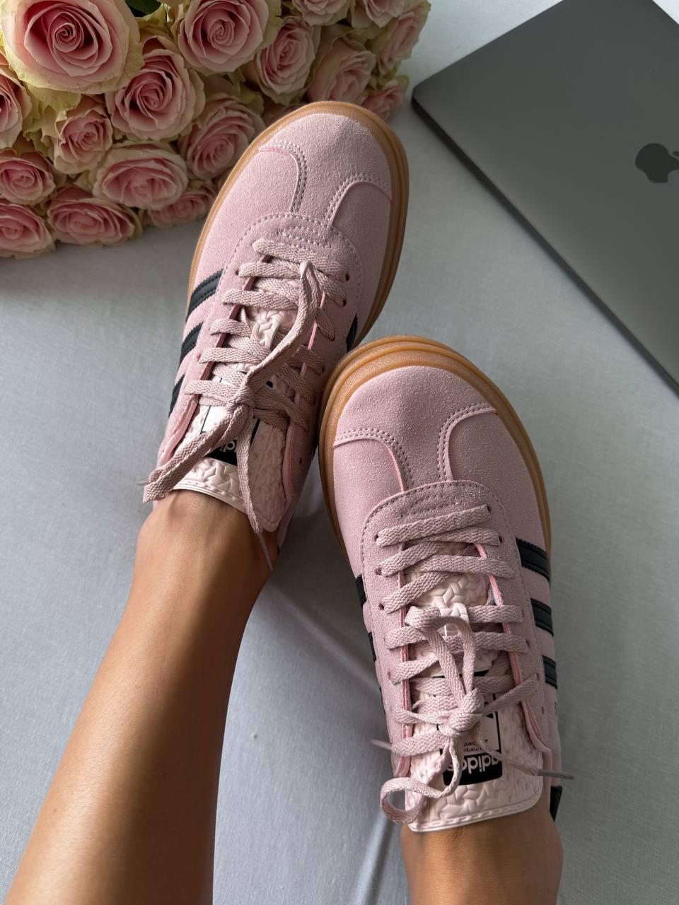 Adidas Gazelle Bold Platform Pink Black