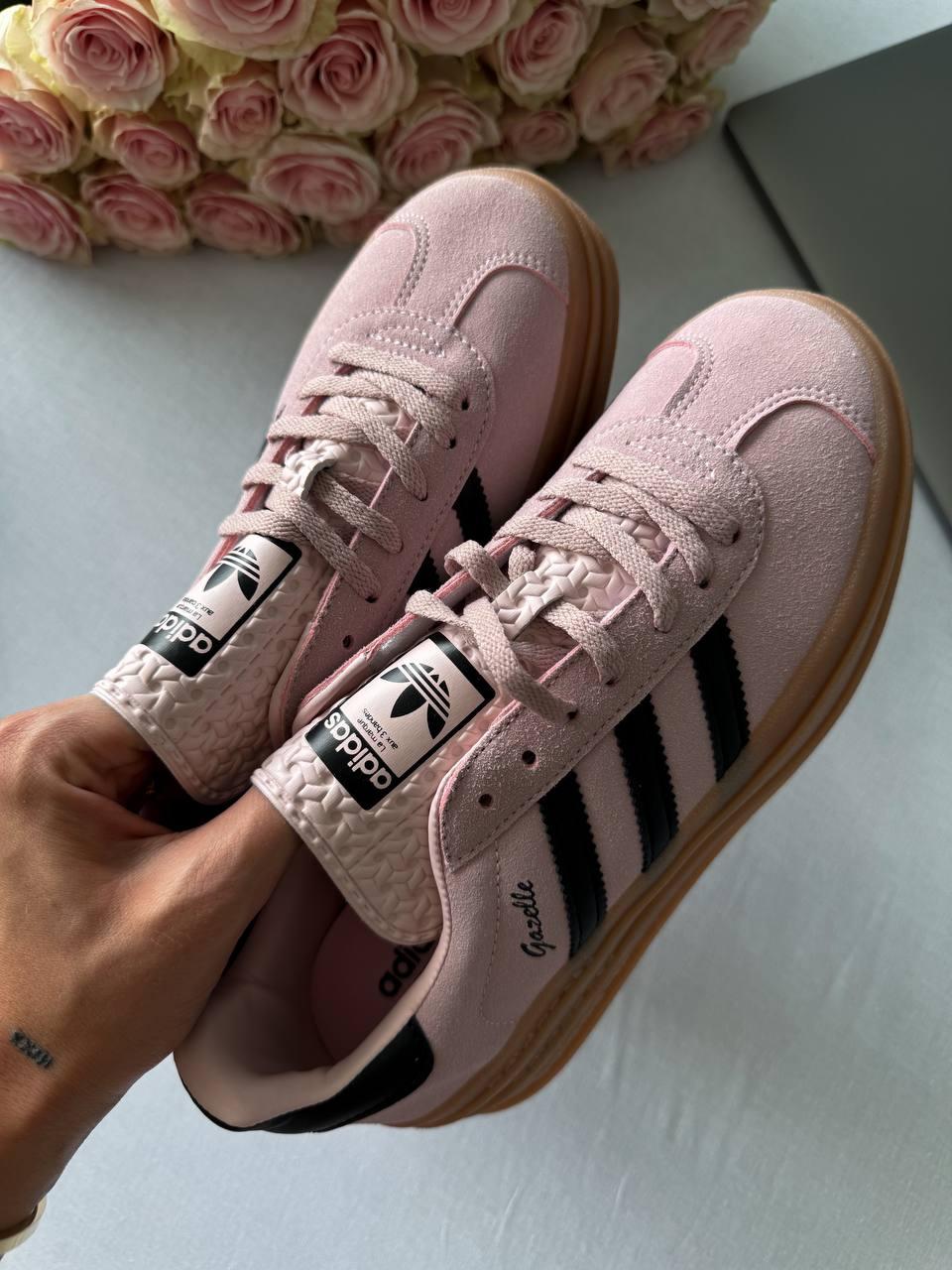Adidas Gazelle Bold Platform Pink Black