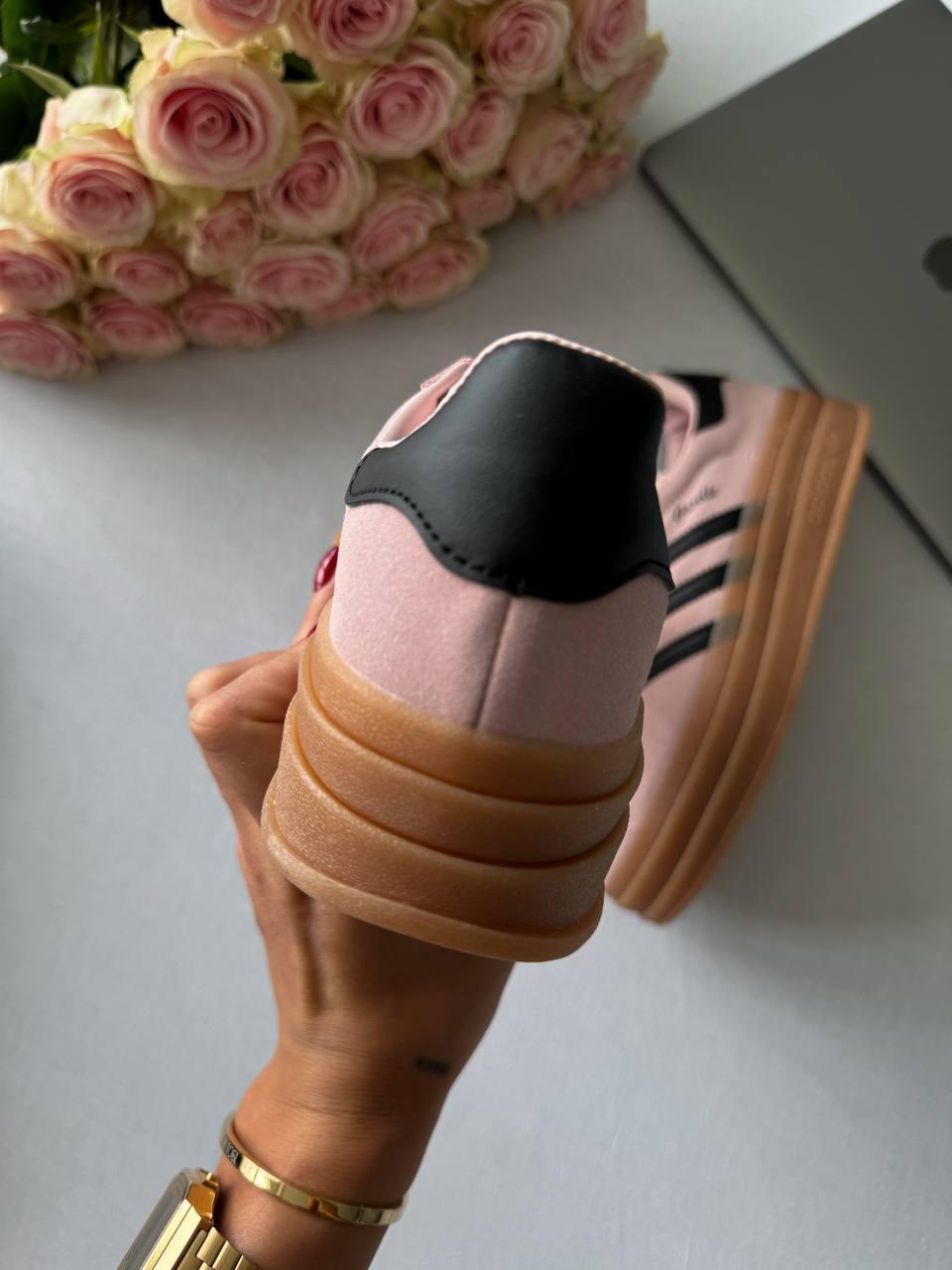 Adidas Gazelle Bold Platform Pink Black