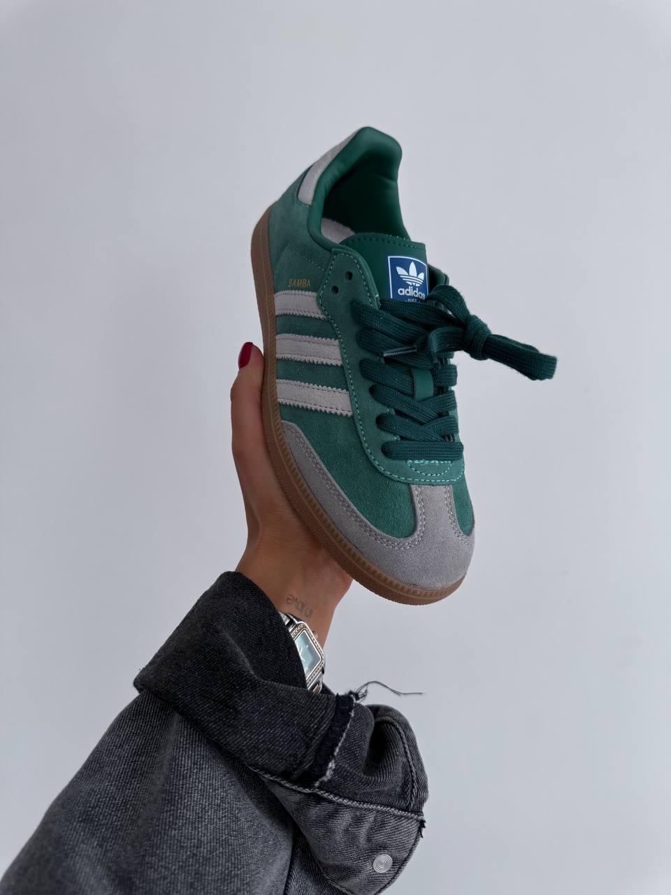 Adidas Samba OG Green Grey
