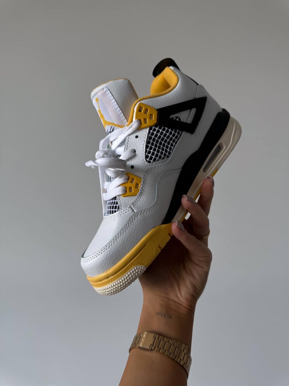 Nike Air Jordan 4 White Yellow