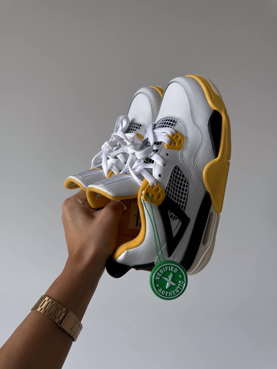 Nike Air Jordan 4 White Yellow