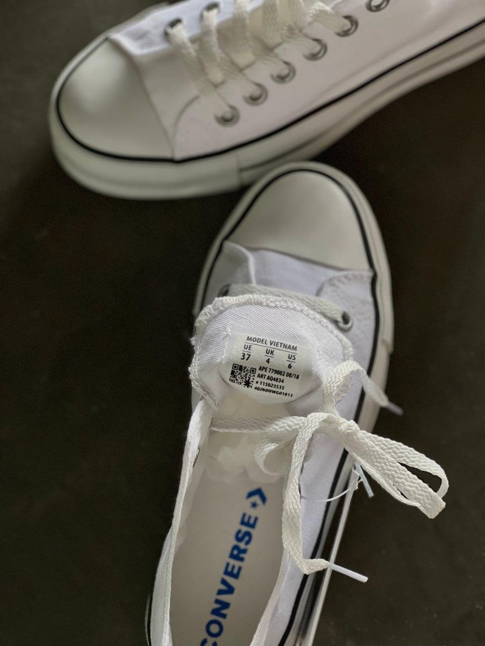 Converse All Star Low White