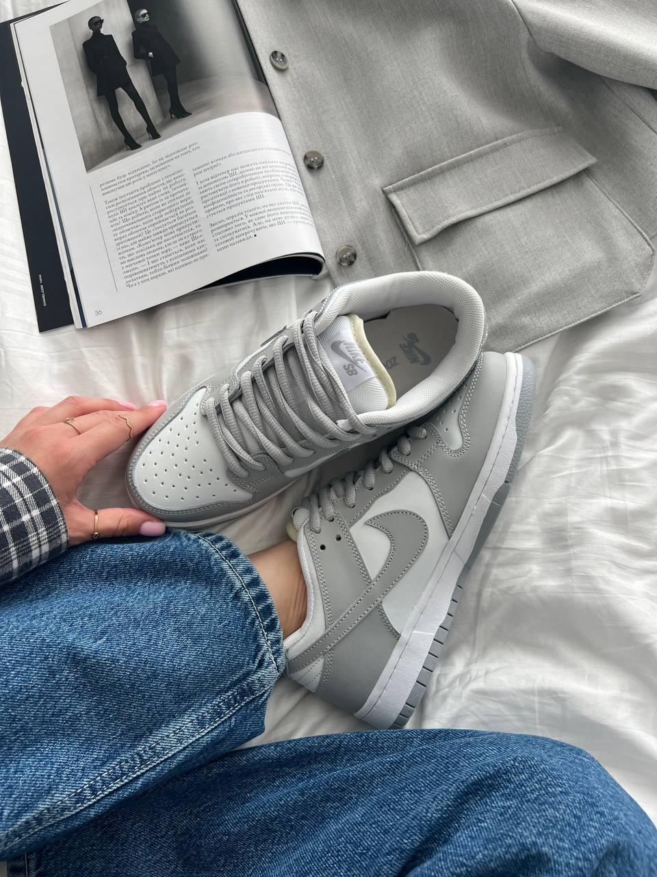 Nike SB Dunk Low White Grey