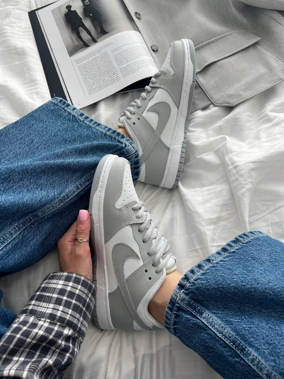 Nike SB Dunk Low White Grey