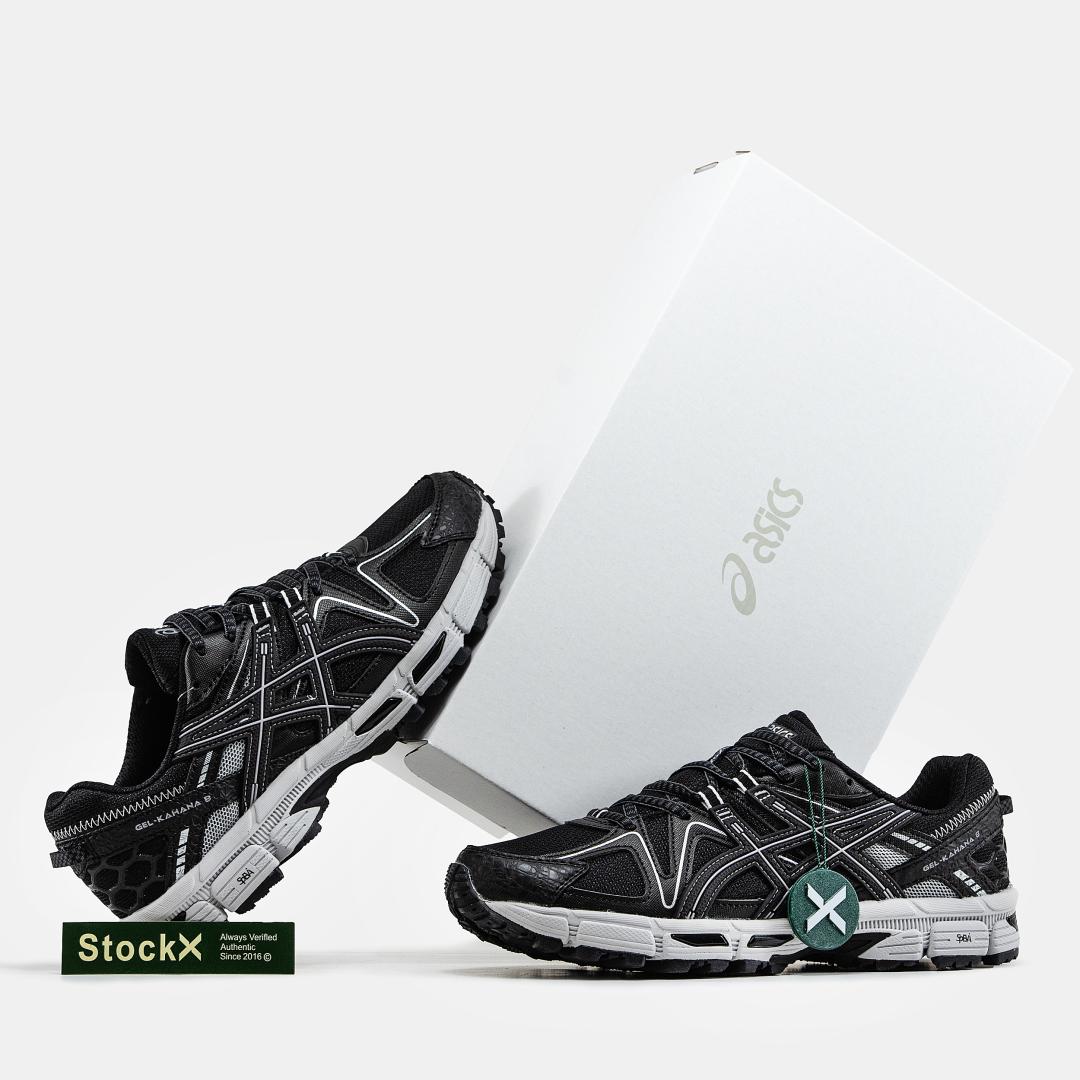Asics Gel-Kahana 8 Black White V2