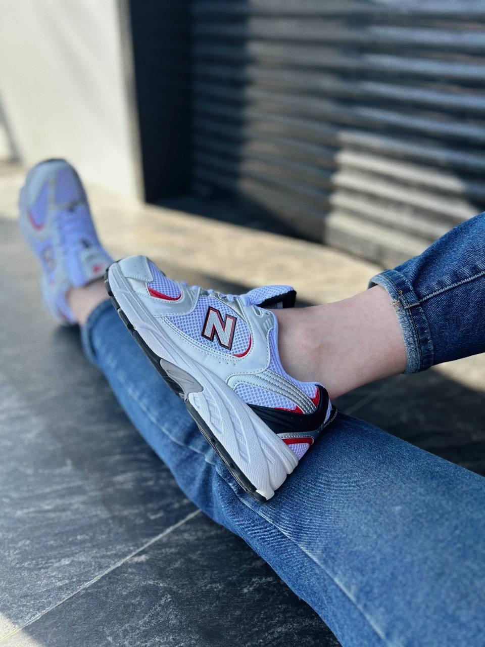 New Balance 530 Retro white Silver Red