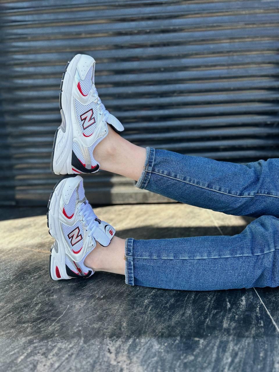 New Balance 530 Retro white Silver Red