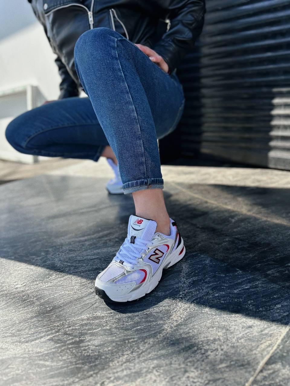 New Balance 530 Retro white Silver Red