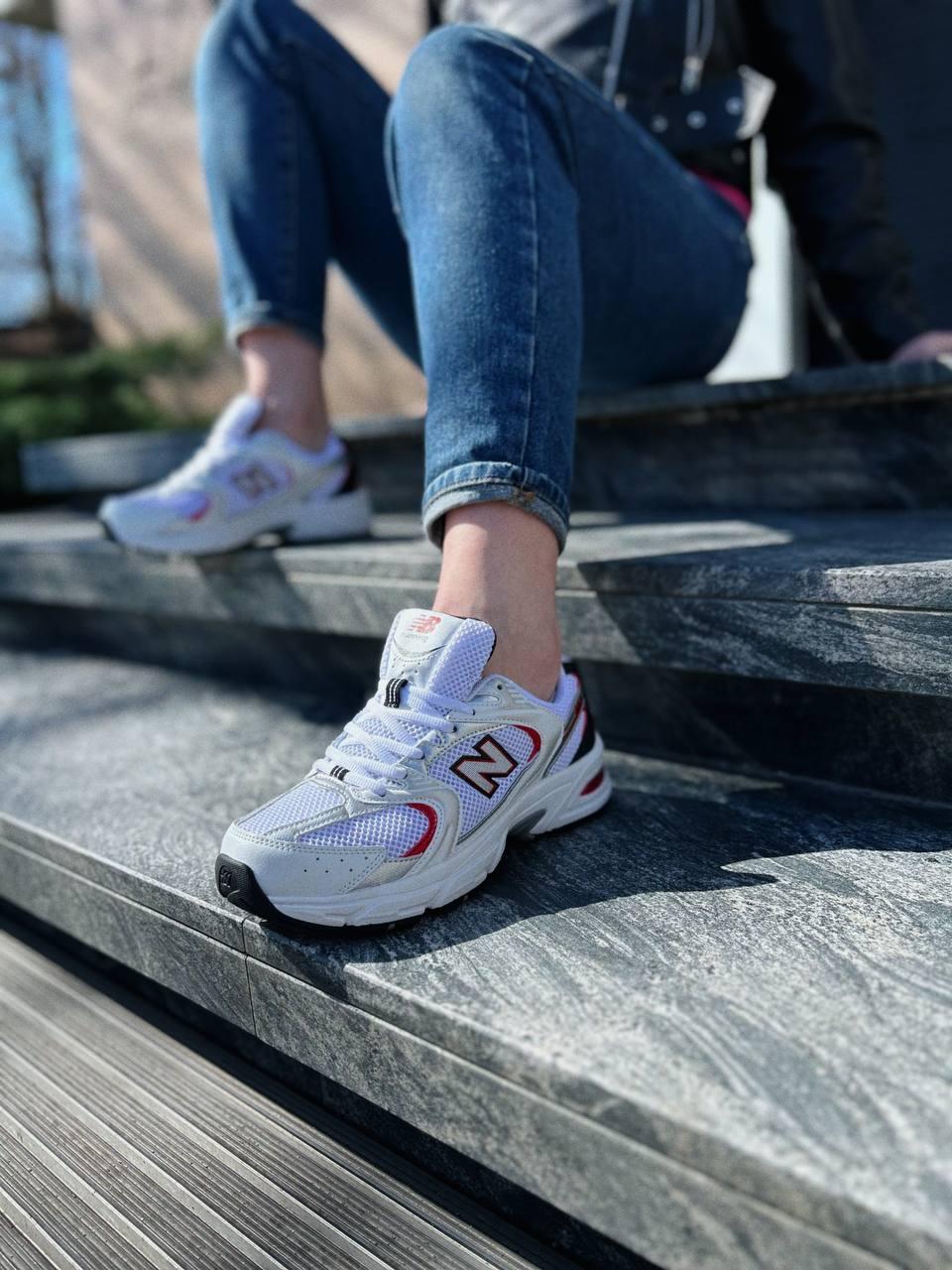 New Balance 530 Retro white Silver Red