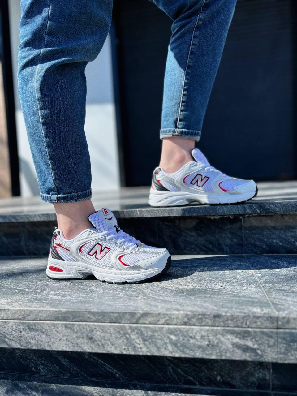New Balance 530 Retro white Silver Red
