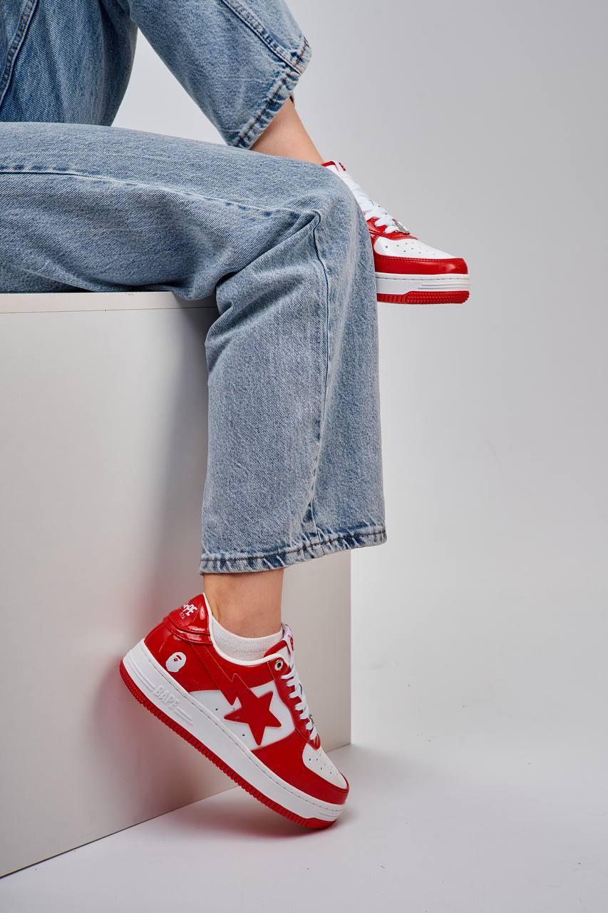 BAPE STA M2 Patent White Red