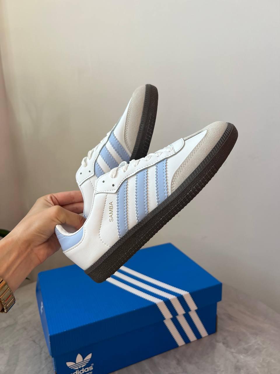 Adidas Samba White Blue
