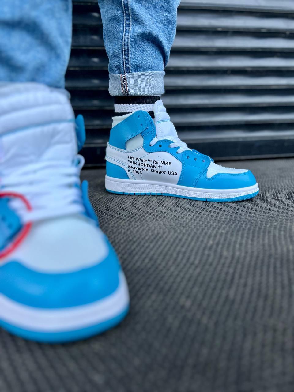 Nike Air Jordan Retro 1 OFF WHITE Blue