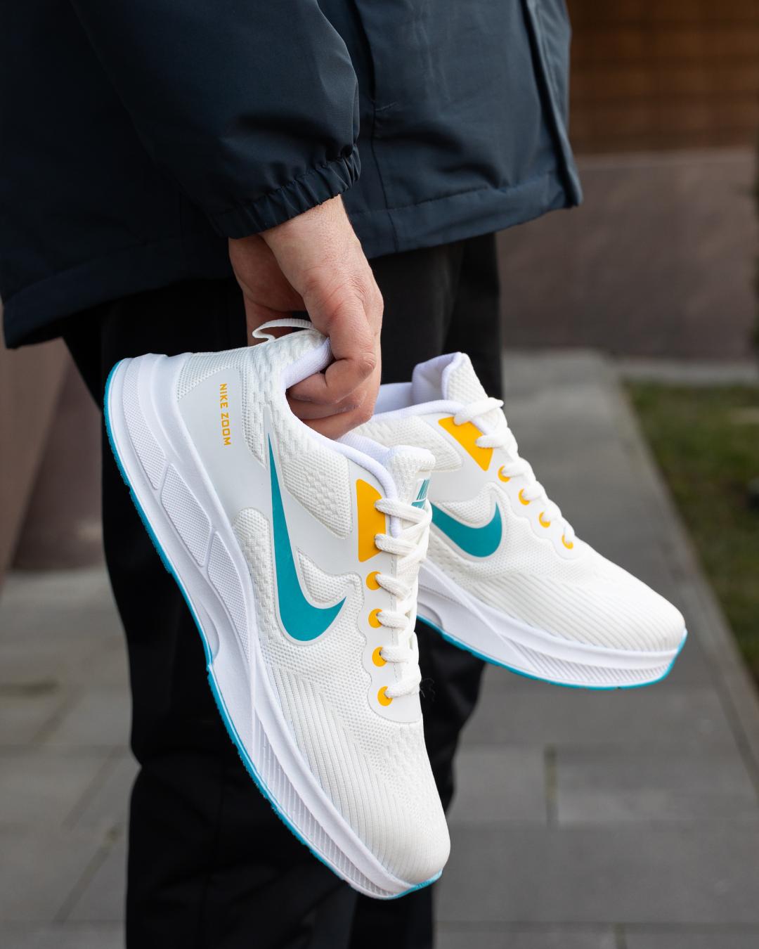 Nike Zoom White Blue Yellow
