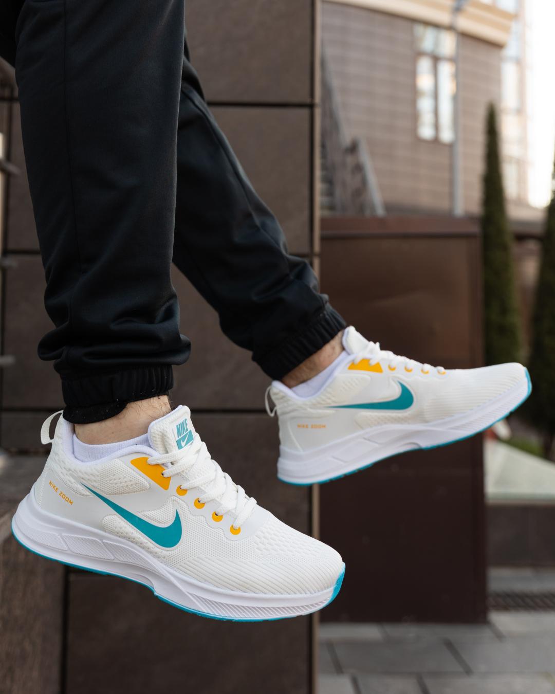 Nike Zoom White Blue Yellow