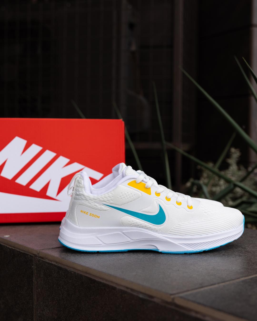 Nike Zoom White Blue Yellow