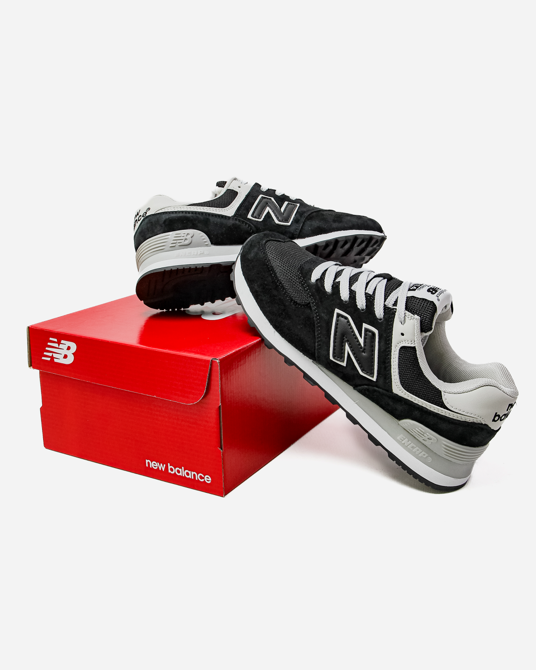 New Balance 574 Black White V4