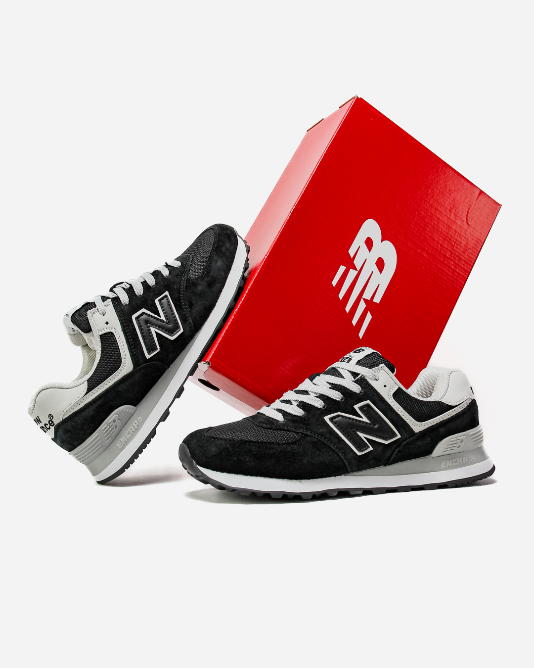 New Balance 574 Black White V4