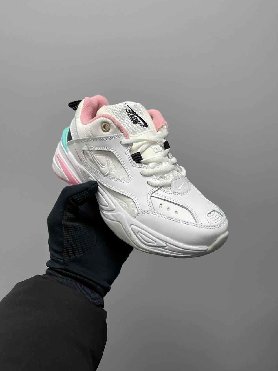 Nike M2K Tekno White Pink Turquoise