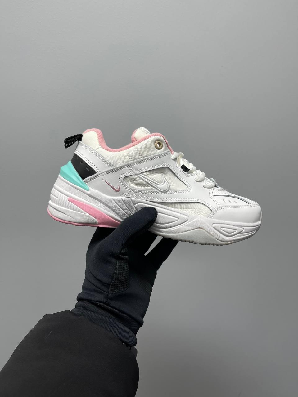 Nike M2K Tekno White Pink Turquoise