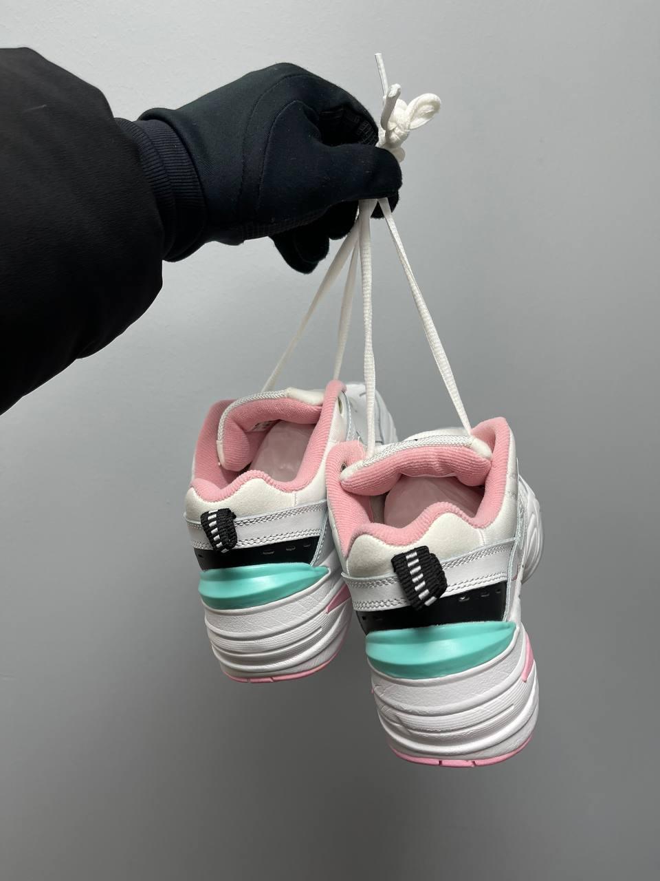 Nike M2K Tekno White Pink Turquoise