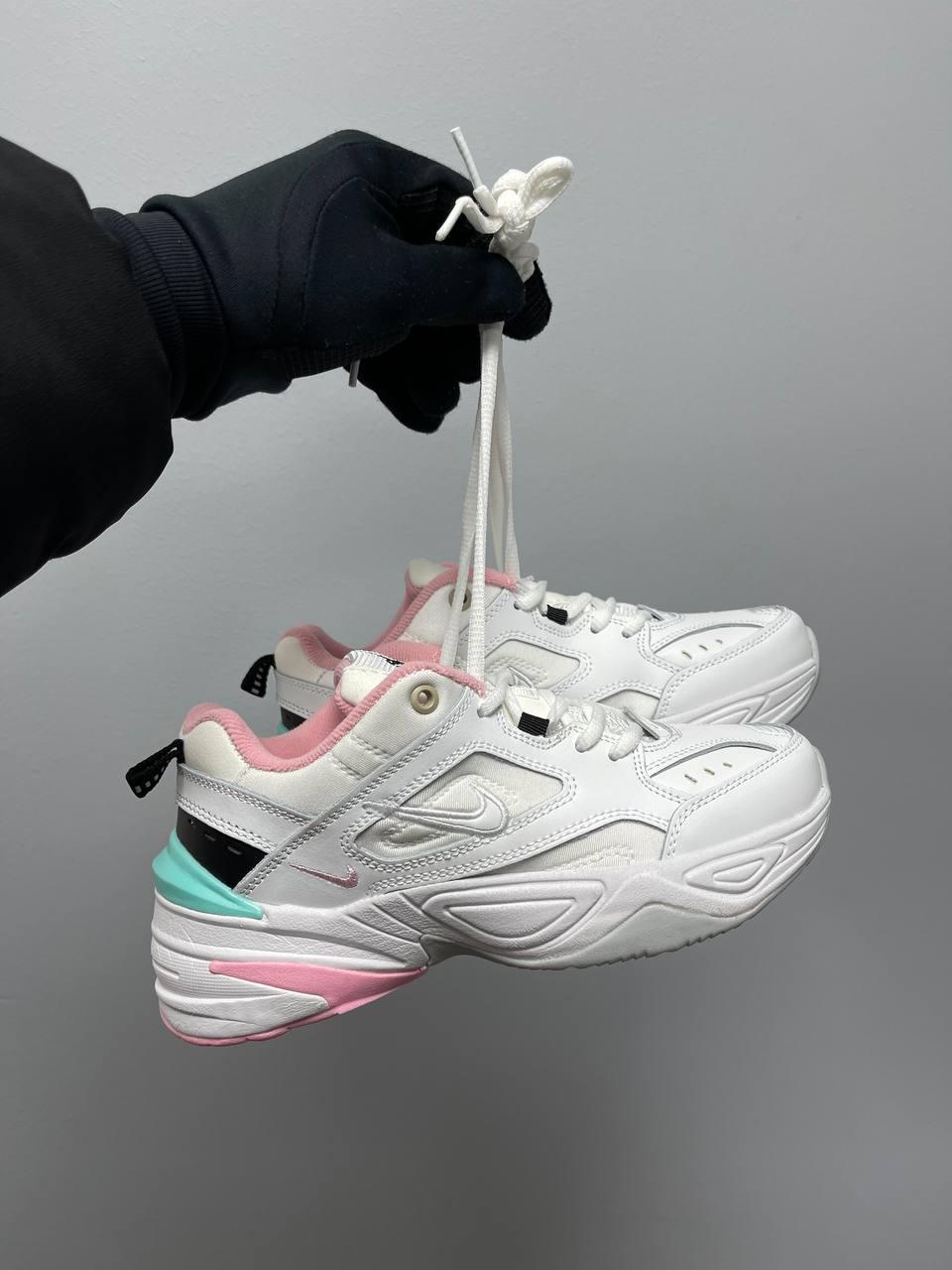 Nike M2K Tekno White Pink Turquoise