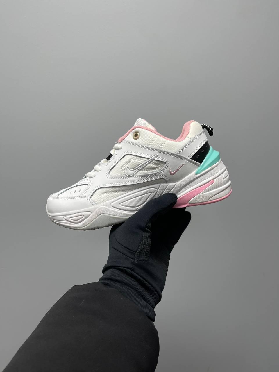 Nike M2K Tekno White Pink Turquoise