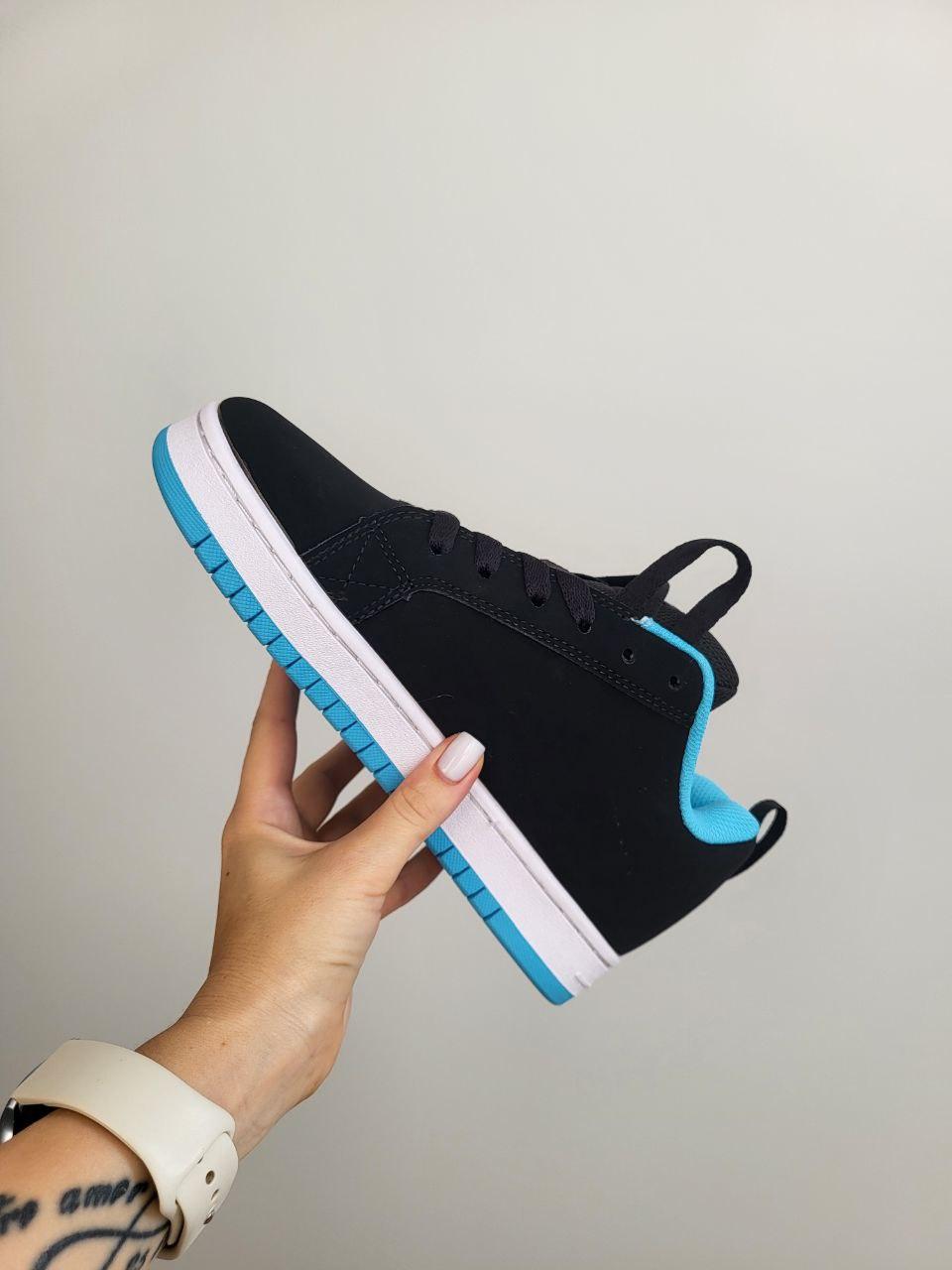 DC Sneakers Black Blue