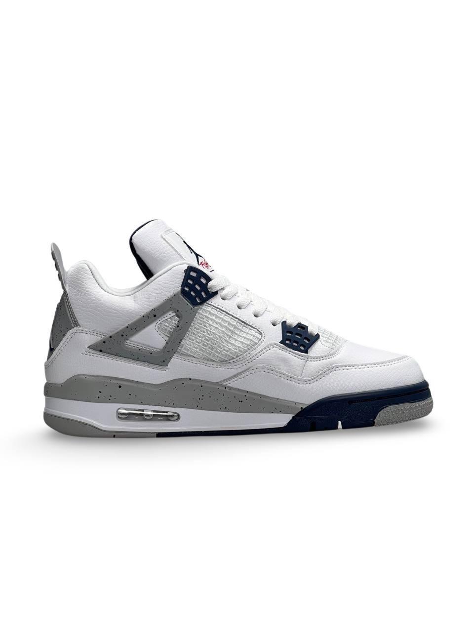 Nike Air Jordan 4 White Grey Black v2