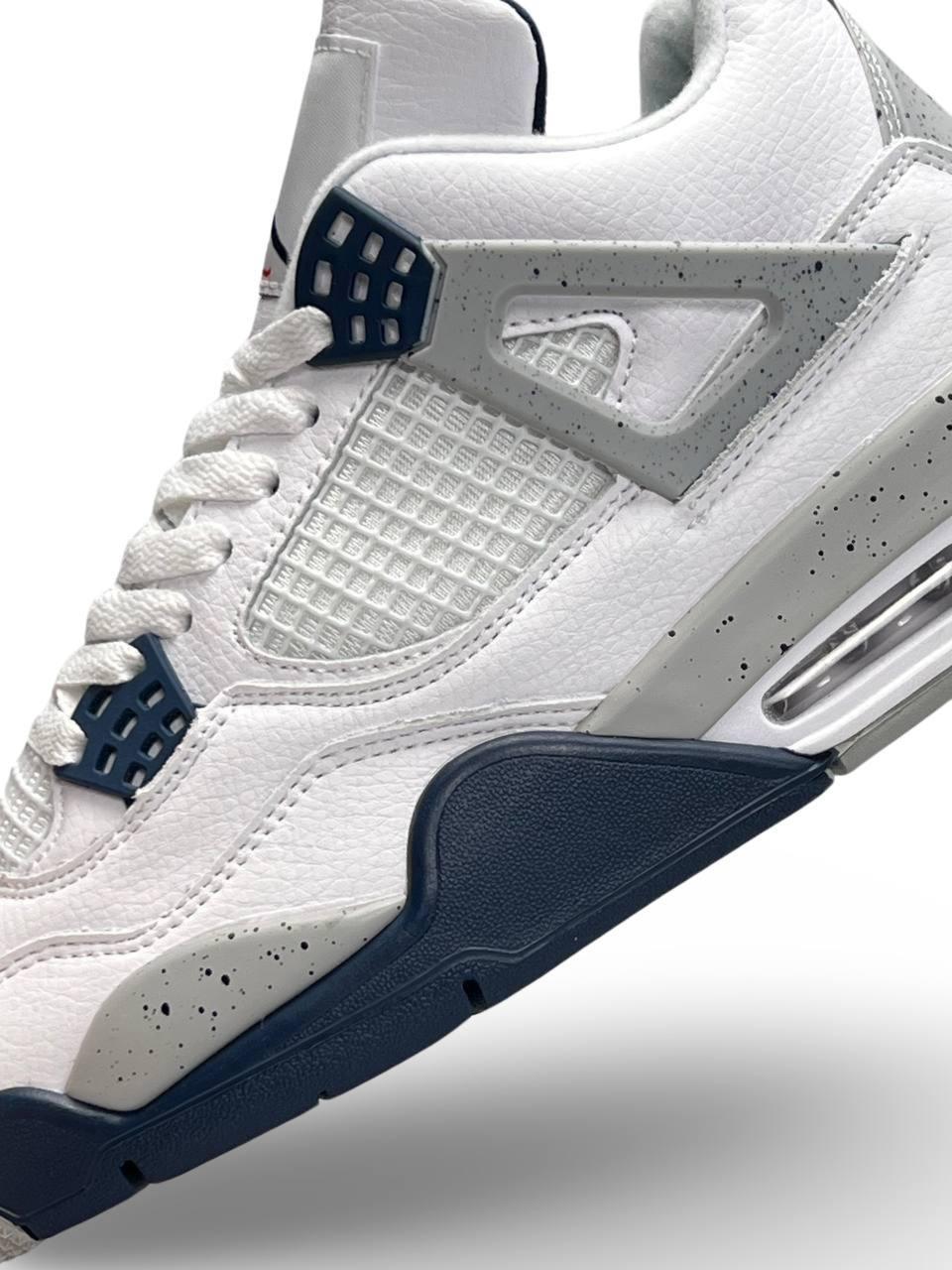 Nike Air Jordan 4 White Grey Black v2