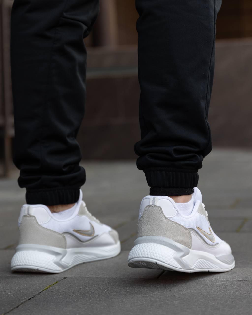 Nike Racer White Silver