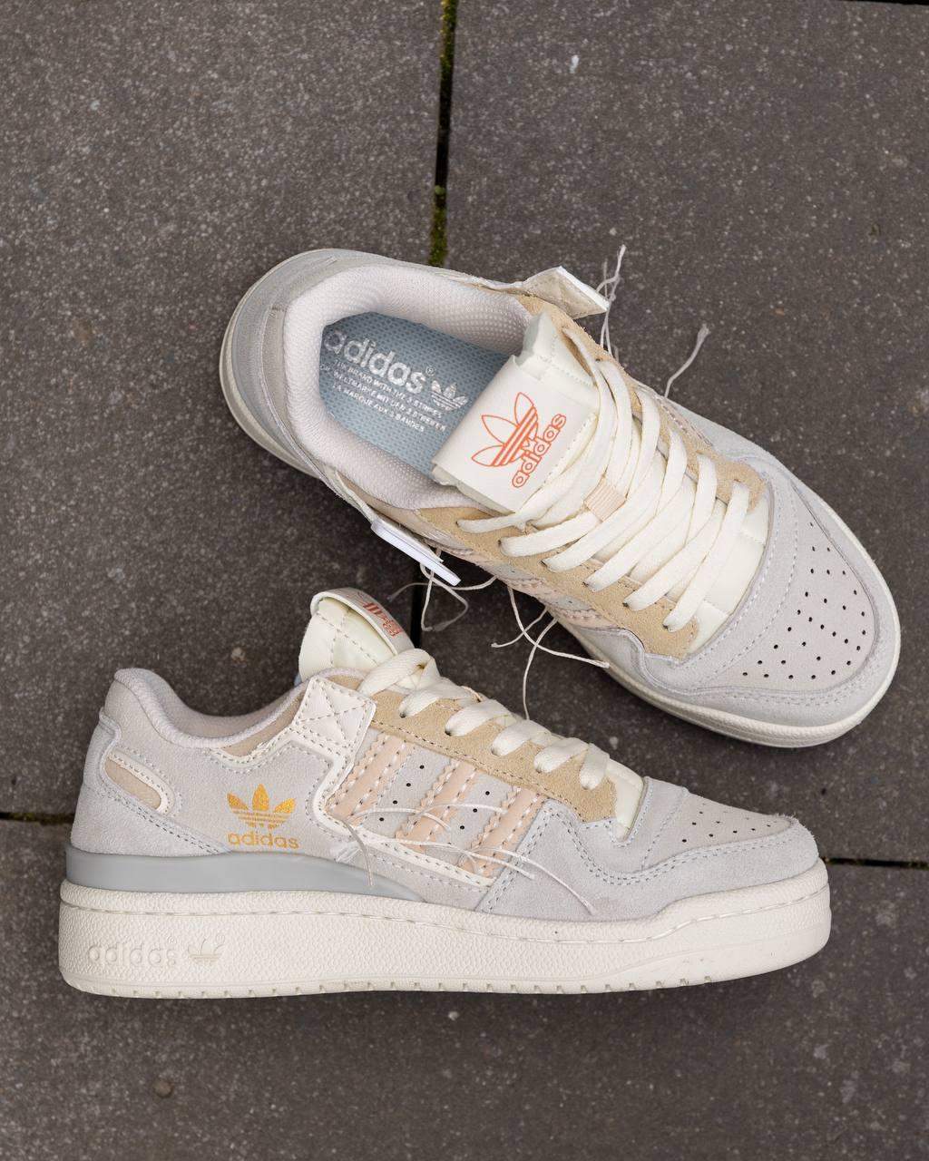 Adidas Forum 84 Low Grey Beige Off-White