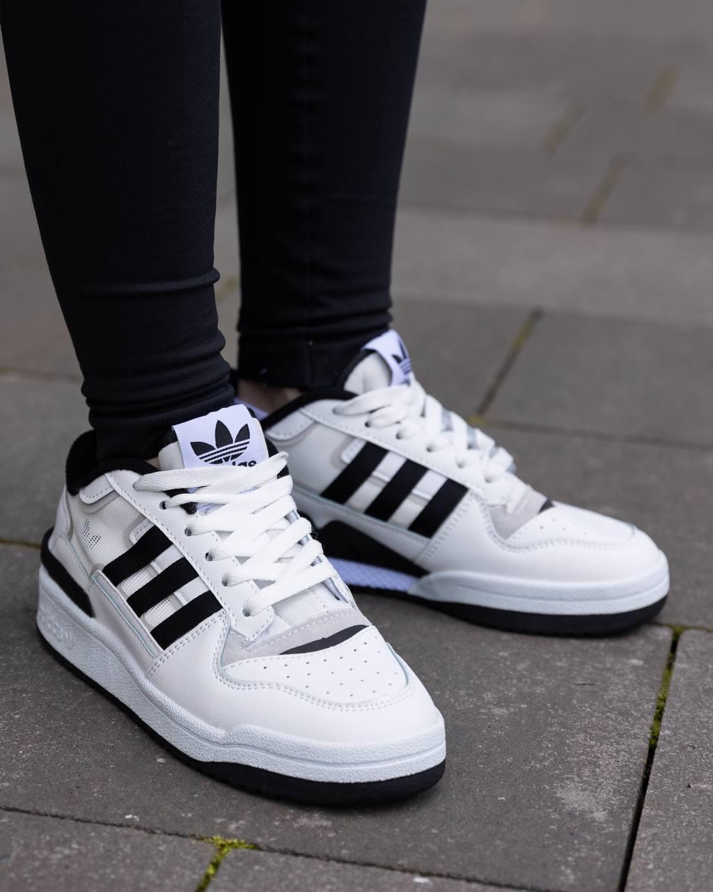 Adidas Forum Low White Black v3