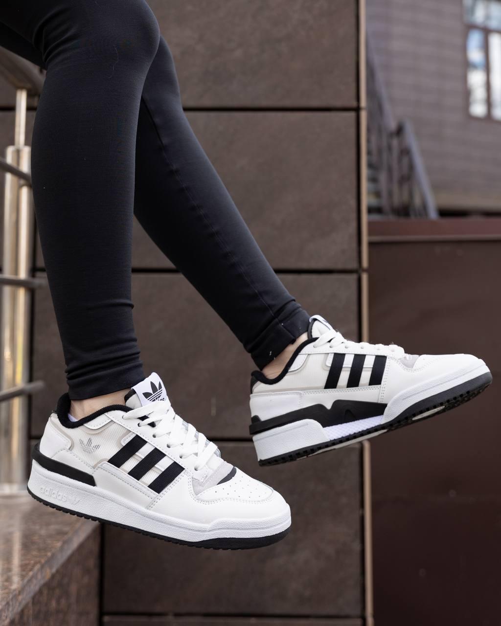 Adidas Forum Low White Black v3