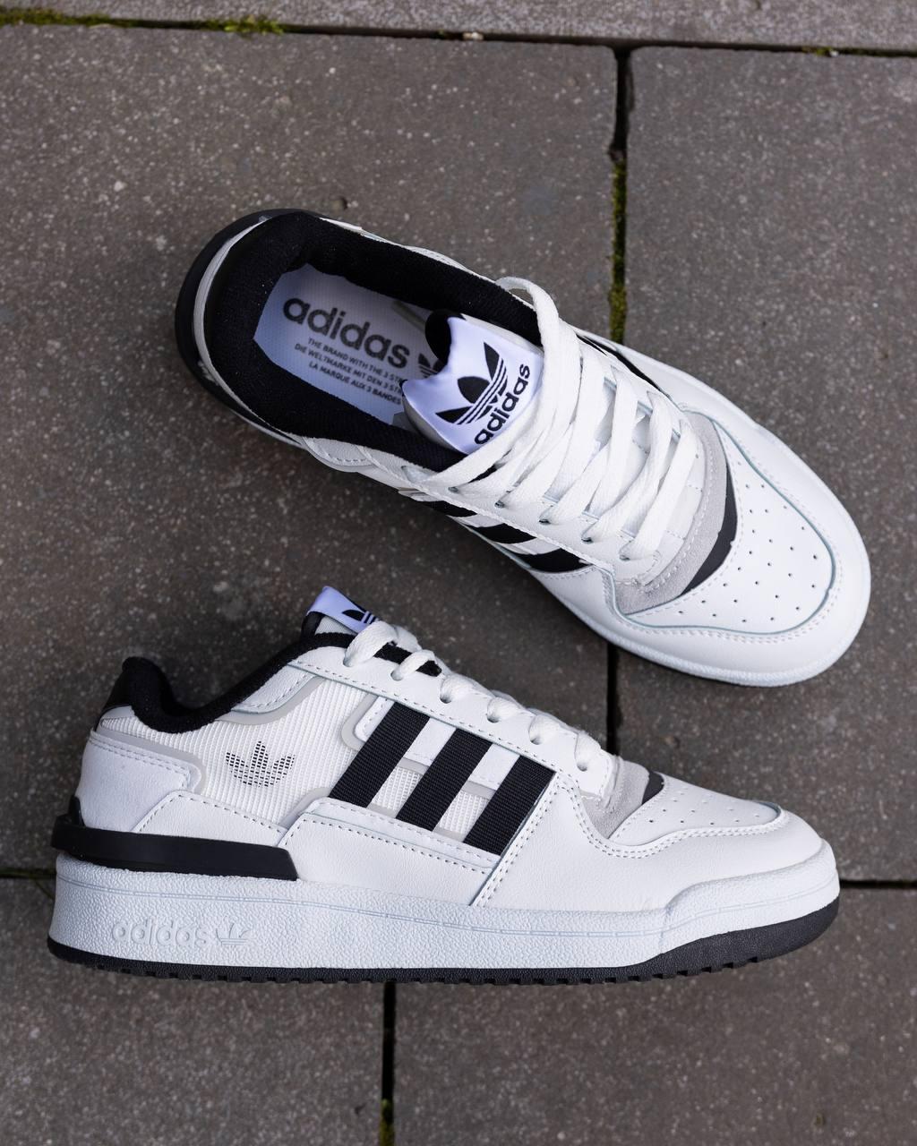 Adidas Forum Low White Black v3