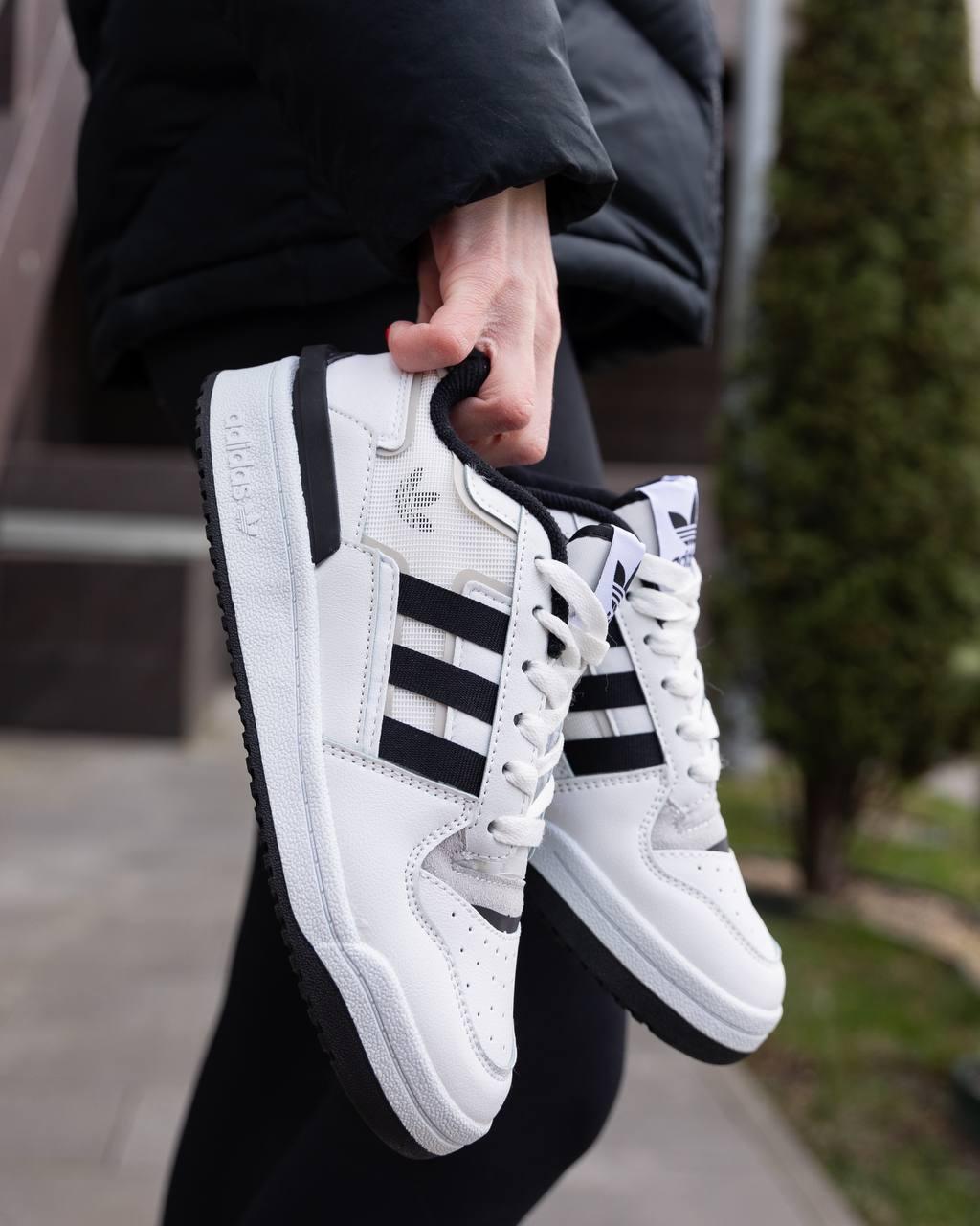 Adidas Forum Low White Black v3