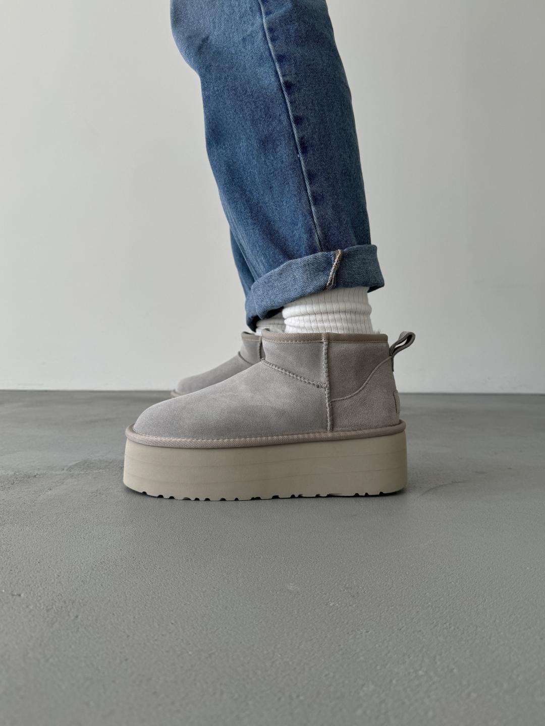 Ugg Classic Ultra Mini Platform XL Grey
