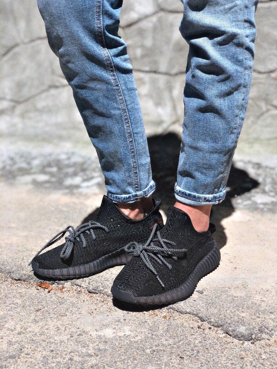 Adidas Yeezy 350 v2 BLACK (full ref)