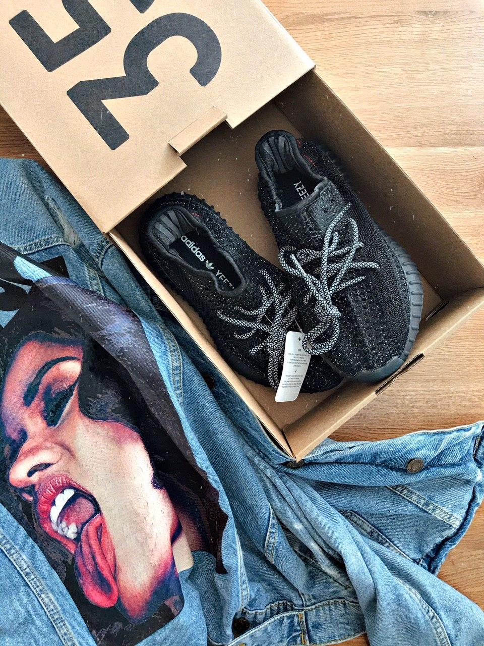 Adidas Yeezy 350 v2 BLACK (full ref)