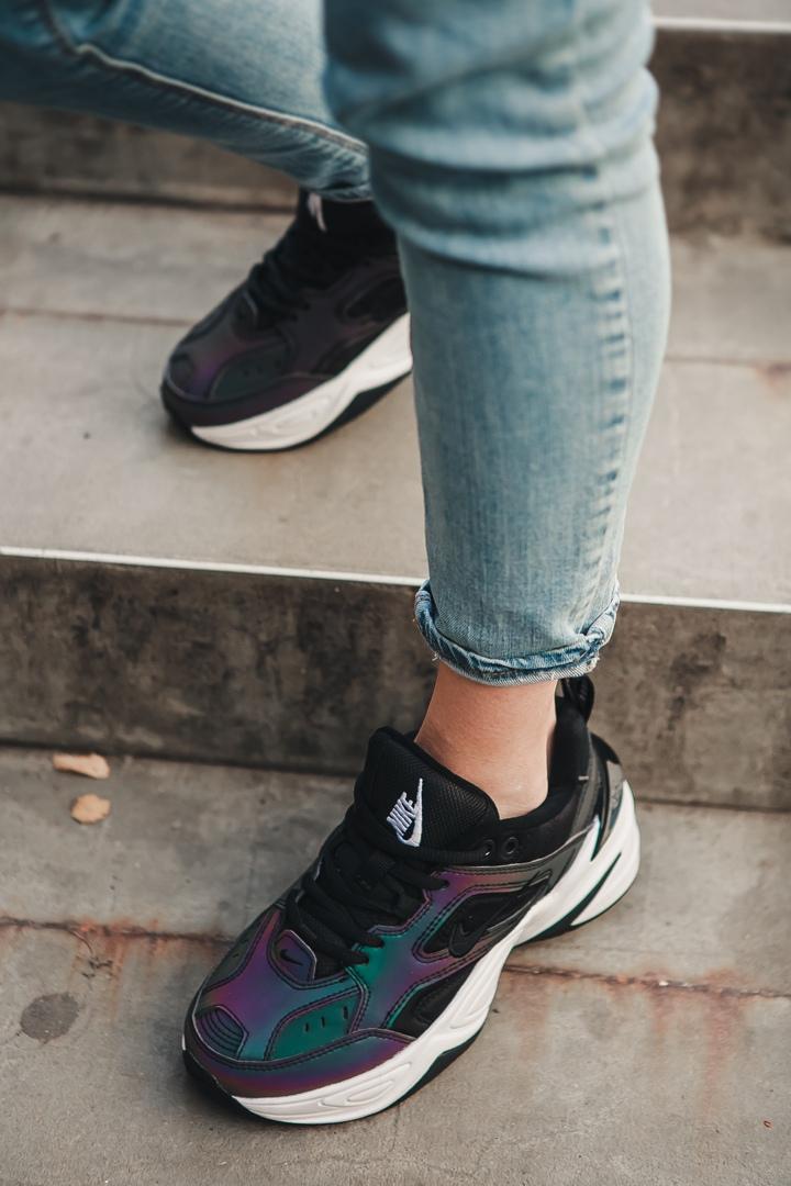 Nike M2K Tekno Black Oil Spill Reflective