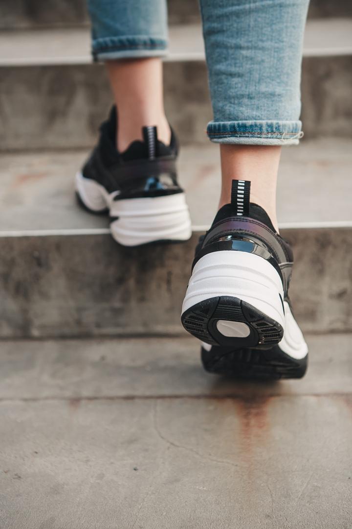Nike M2K Tekno Black Oil Spill Reflective