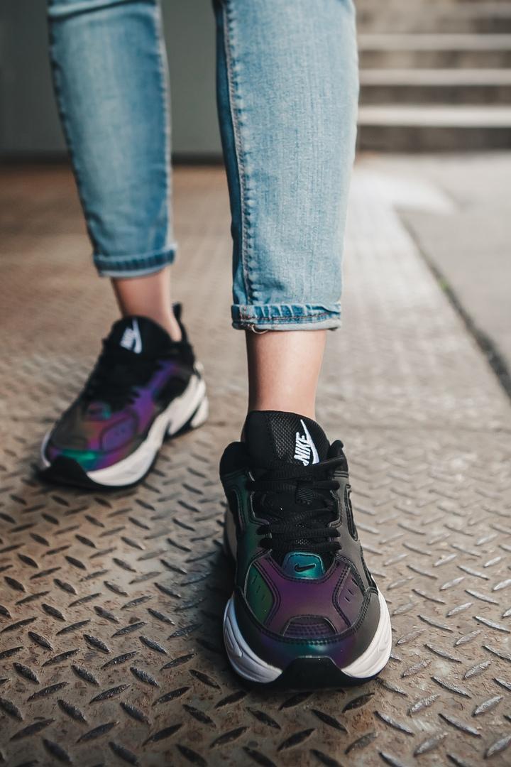 Nike M2K Tekno Black Oil Spill Reflective
