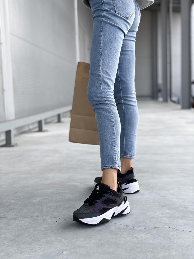 Nike M2K Tekno Black Oil Spill Reflective