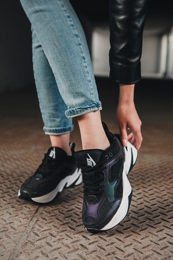 Nike M2K Tekno Black Oil Spill Reflective