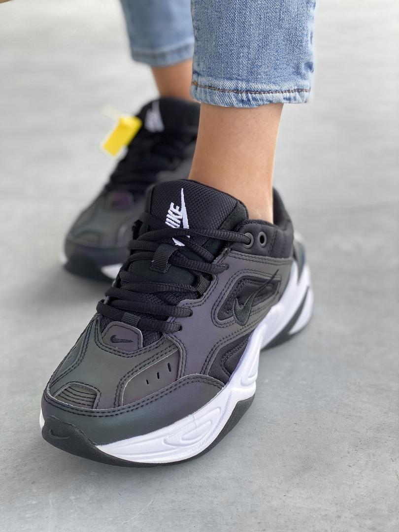 Nike M2K Tekno Black Oil Spill Reflective